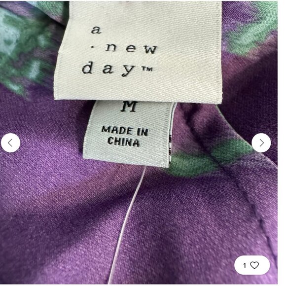 A New Day Women's Crepe Short Sleeve Midi Dress Size M NEW WITH TAG! - Picture 8 of 11